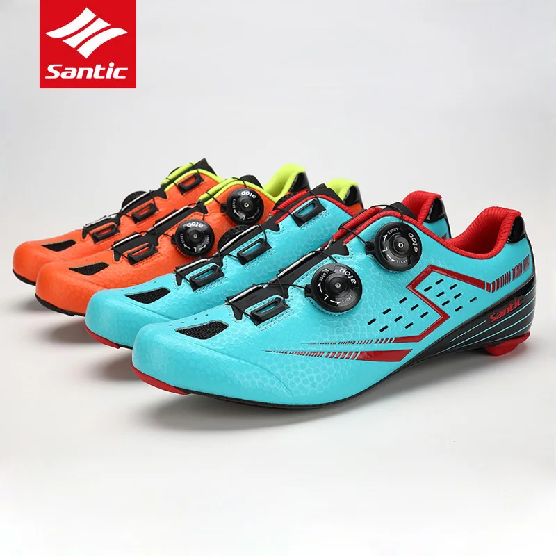 Santic/Мужская дышащая велосипедная обувь из углеродного волокна Ультралегкая для