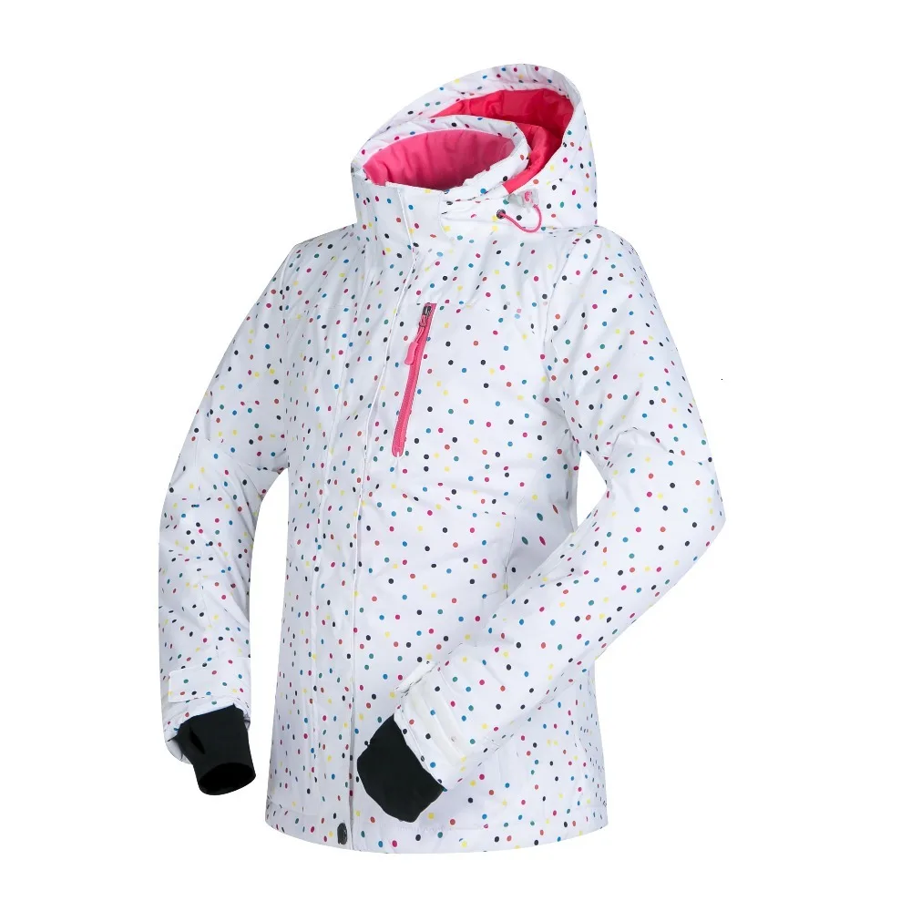 Популярная женская лыжная куртка зимняя ветрозащитная Водонепроницаемая