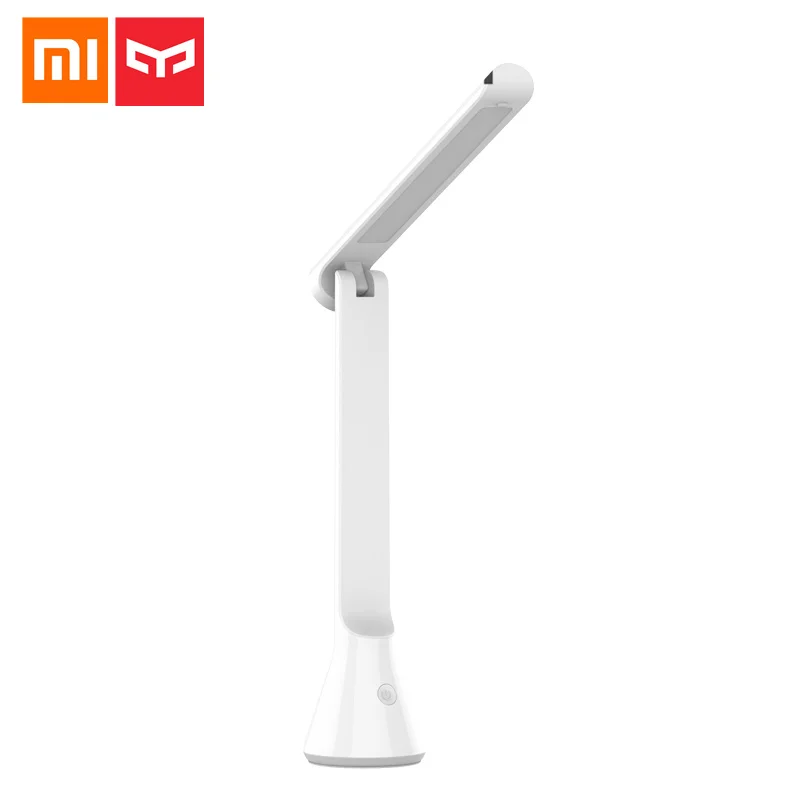 Оригинальная mi jia Yeelight Складная Настольная лампа USB Перезаряжаемый с затемнением свет для чтения 120 градусов регулируемый светодиодный Настольный светильник