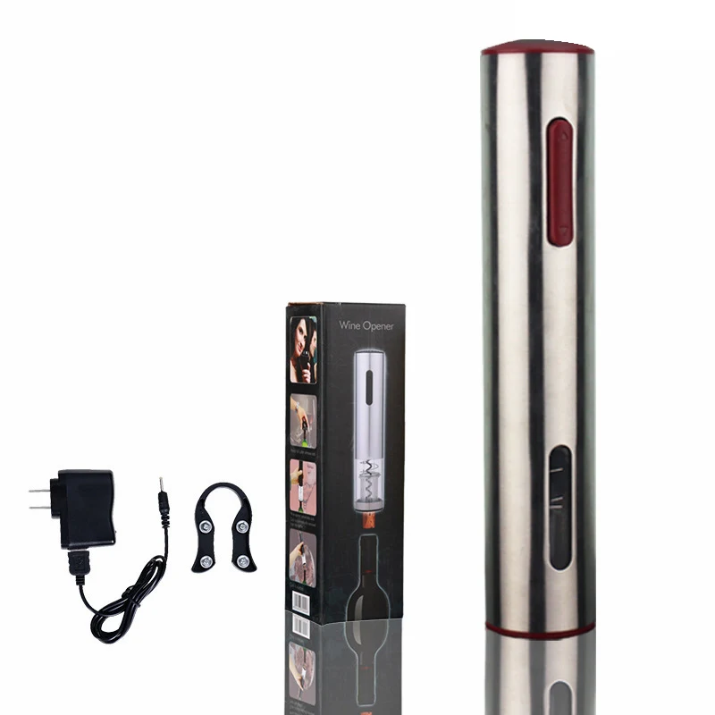 

1PCS Smart Automatic Electric Wine Opener Rechargeable Corkscrew Wine Opener Automatic Foil Cutter Electric Wine Bottle Openers