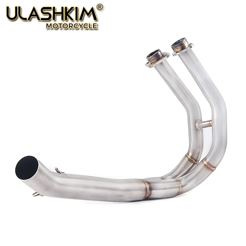 

Motorcycle Full Exhaust Muffler Middle Link Pipe System Slip On For kawasaki ER6N ER6F NINJA650R Ninja650 Z650 2012 to 2017 2018