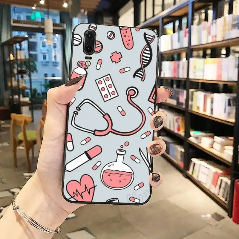 

Medicine Doctor Nurse Spain Cartoon luxury high quality Phone Case For Huawei honor Mate P 10 20 30 40 Pro 10i 9 10 20 8 x Lite