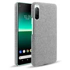 Тканевые чехлы для Sony Xperia 10 II, тонкий чехол в стиле ретро, жесткий тканевый чехол для телефона Sony Xperia 10 II, чехол для Xperia 10 II