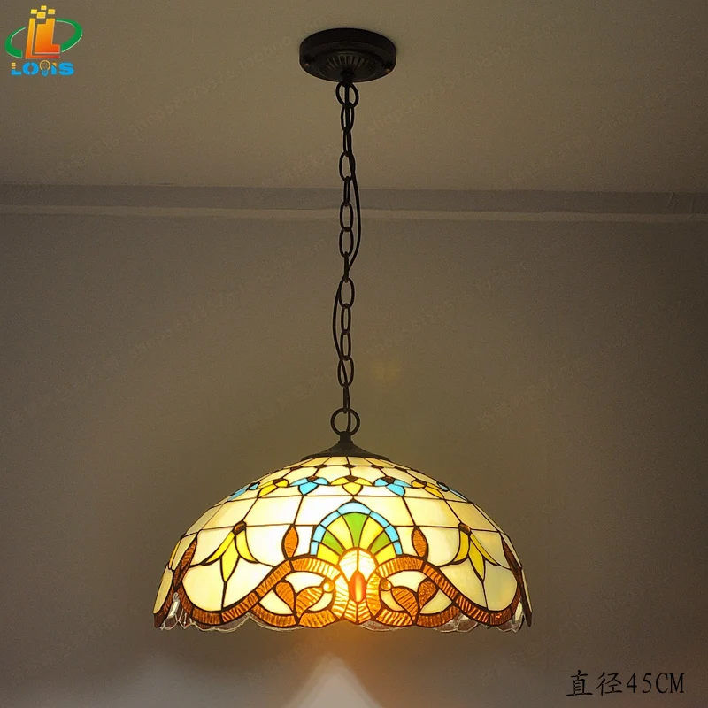 16 дюймовые британские западные ресторанные люстры the Tiffanylamp стеклянные кафе