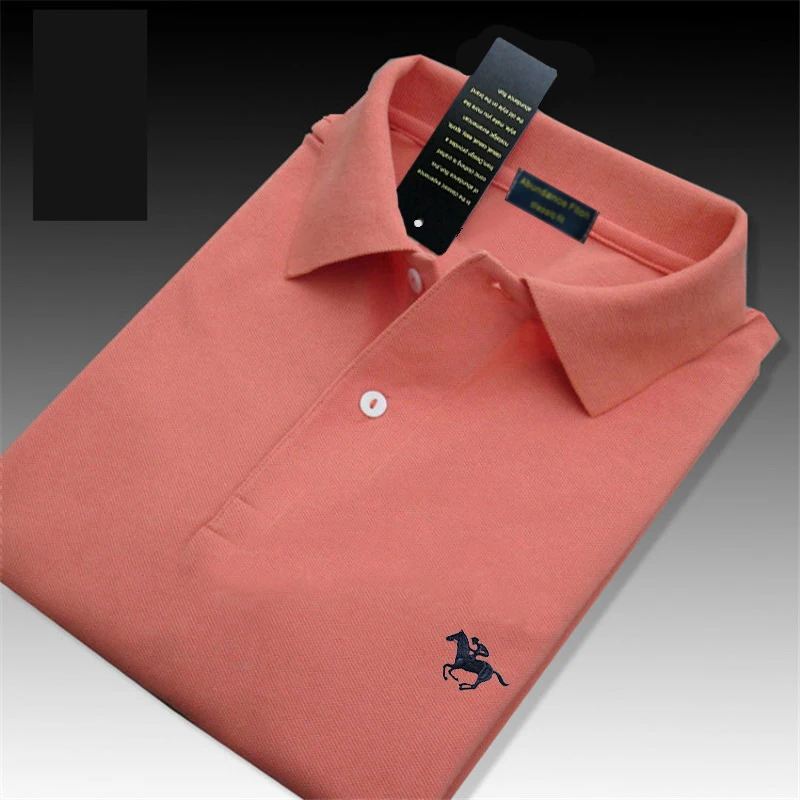 Рубашка-поло мужская с коротким рукавом и логотипом 23 Цвета | Мужская одежда