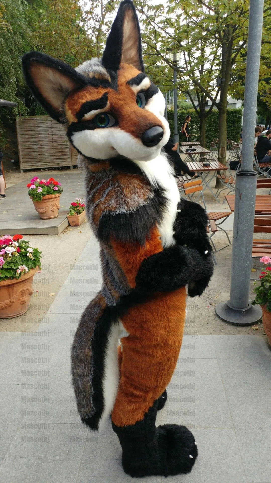 В наличии на заказ унисекс Хаски собака пушистый костюм талисман косплей