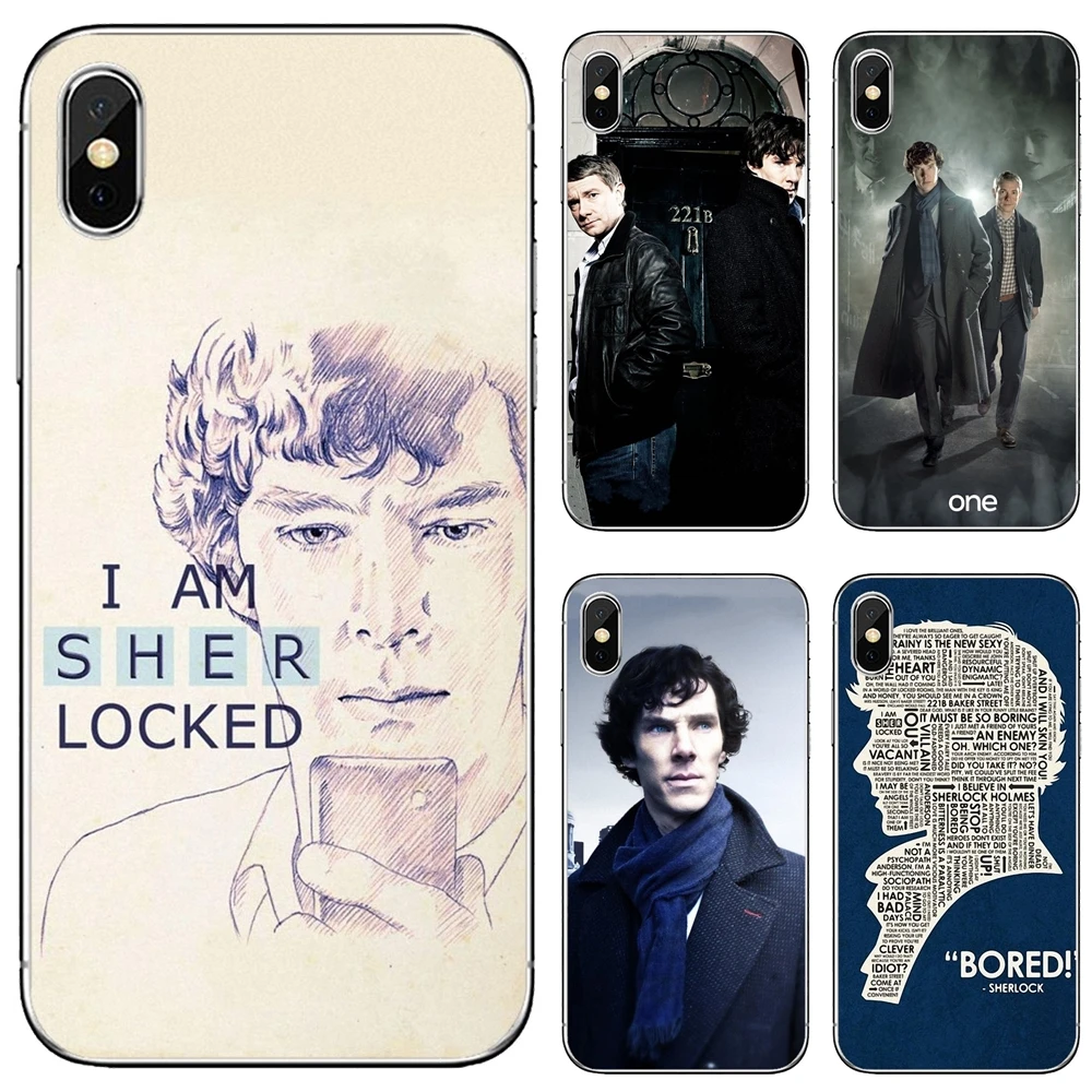 Силиконовый чехол для телефона 221B Sherlock Holmes tv Series Xiaomi mi Redmi Note 3 4 4X 5 6 7 8 8t 9 9s 9t 10 pro