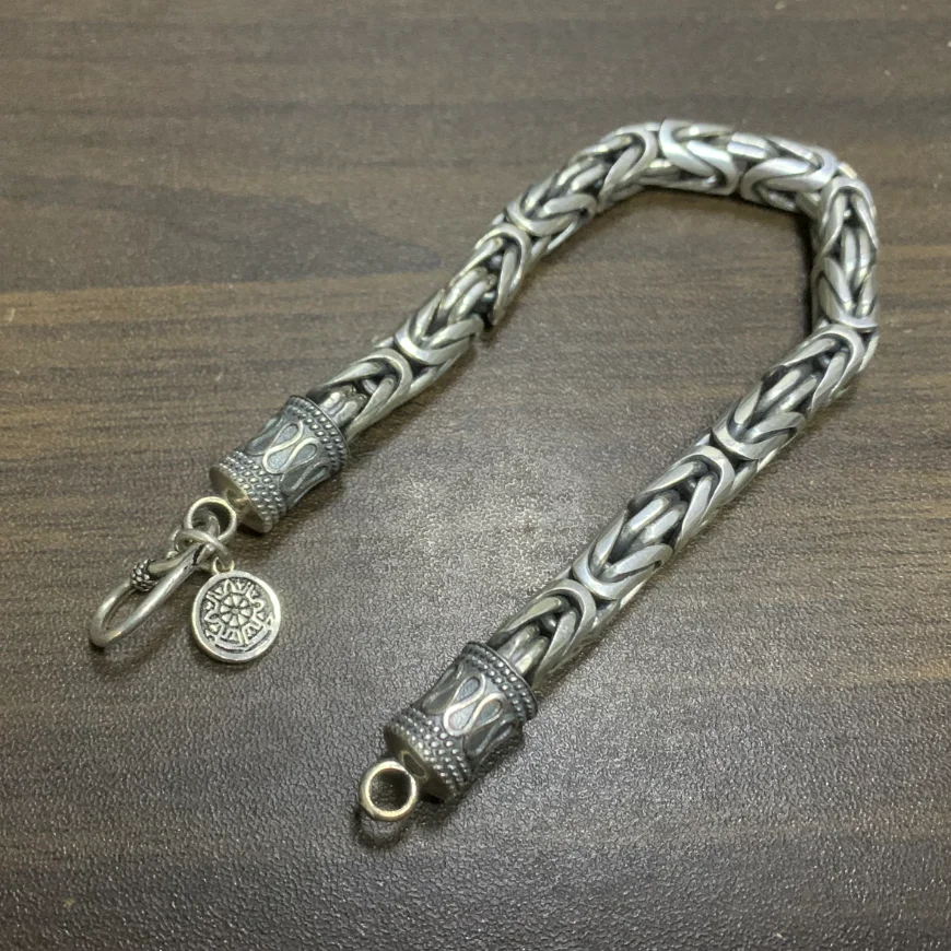 Чистое серебро тайское ювелирные изделия 925 пробы серебряная цепочка и звено