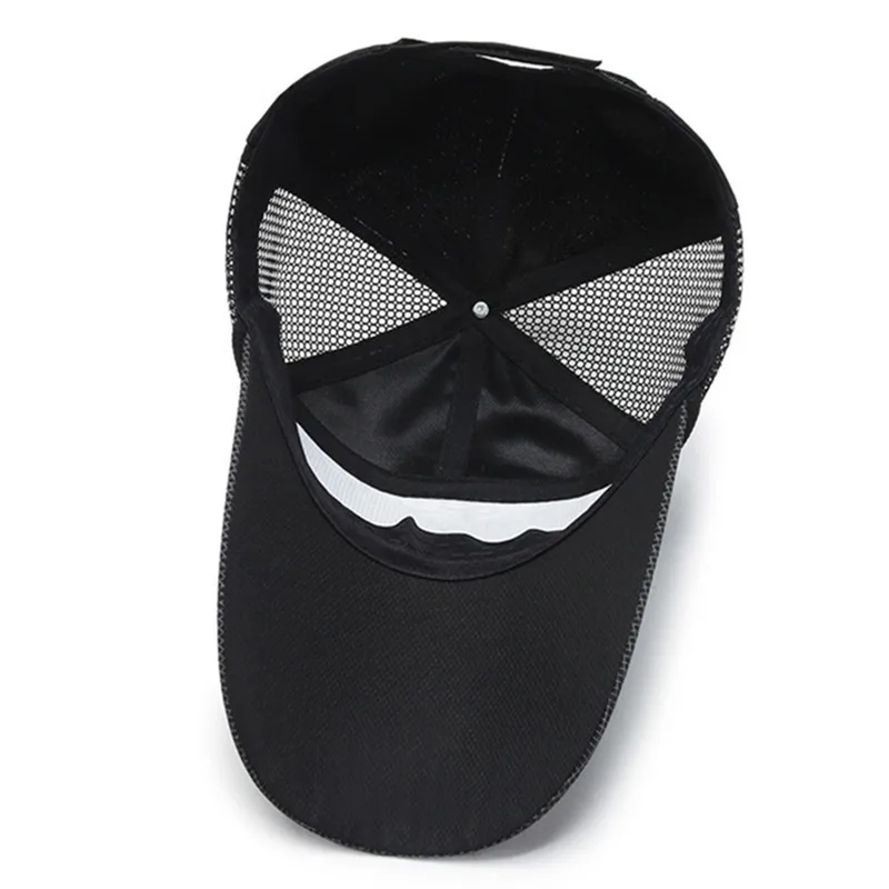 

Snapback Cap Women's Mesh Hat Summer Men's Breathable Baseball Cap Adjustable Size Couple Hats Fashion Sports Caps Fishing Cap