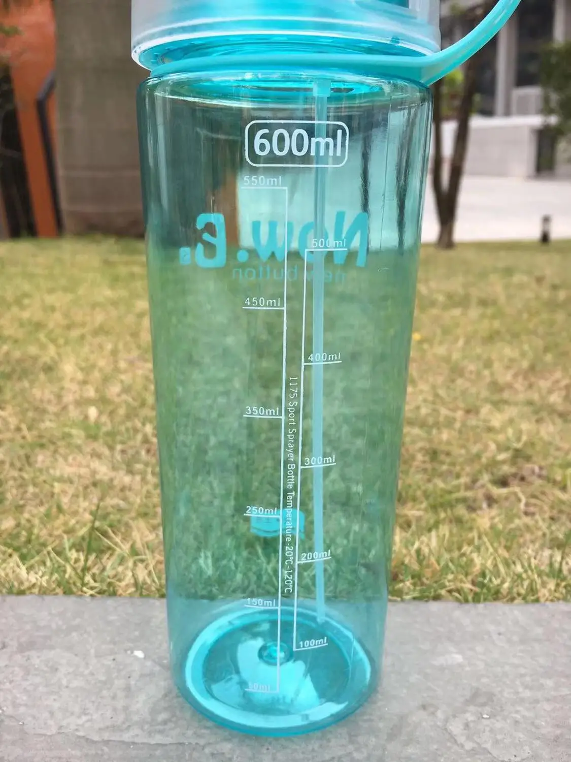 600 мл Многофункциональная портативная пластиковая Спортивная кружка для воды с