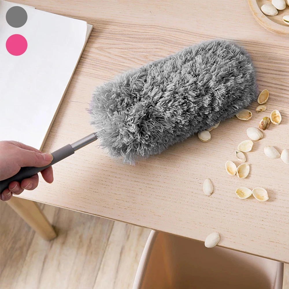 

Adjustable Duster Microfiber Dusting Brush Extend Stretch Feather Home Duster Air-condition Furniture Household Cleaning Brush