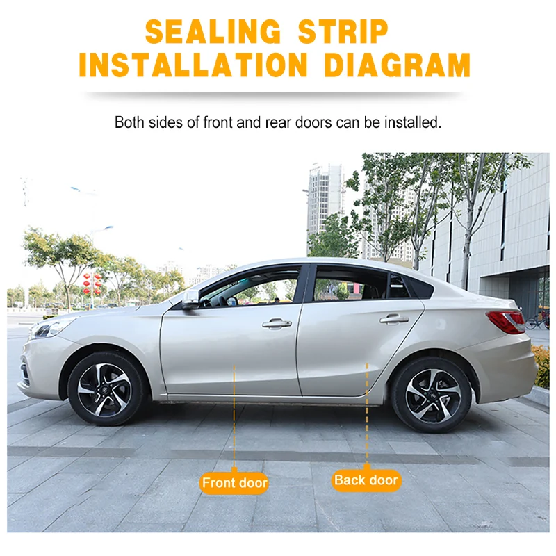 2 шт левый Драйвер передняя сторона двери автомобиля уплотнитель для Honda CR V 2007 2011