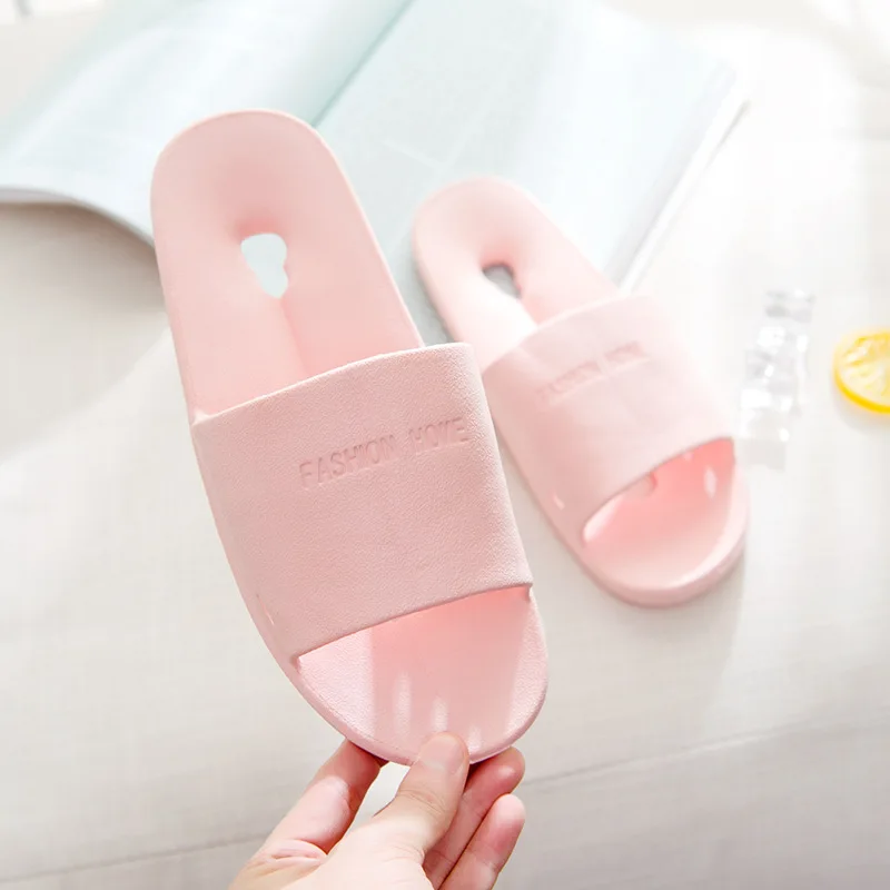 2018 новые тапочки женские летние домашние для пары на толстой подошве