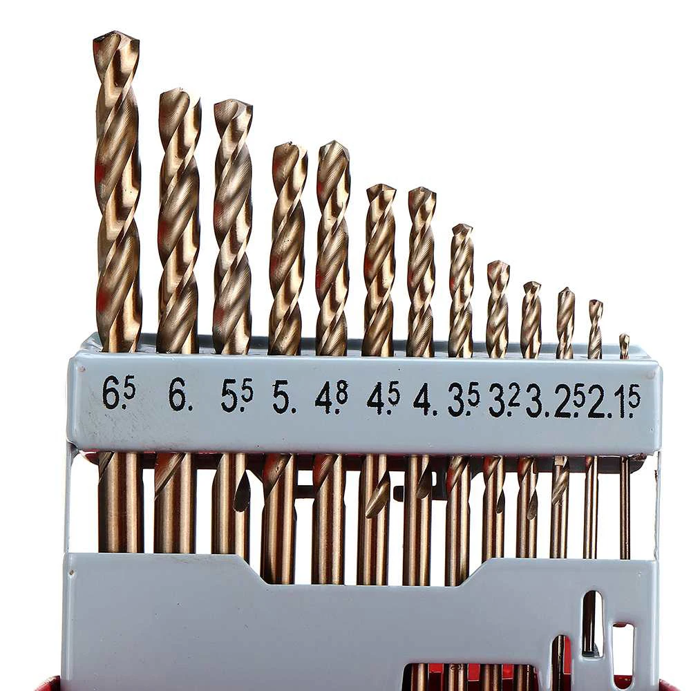 Набор спиральных Сверл из быстрорежущей стали с кобальтом инструмент для