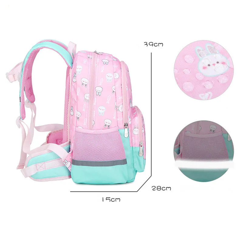 Детские школьные ранцы для девочек ортопедические водонепроницаемые Рюкзаки