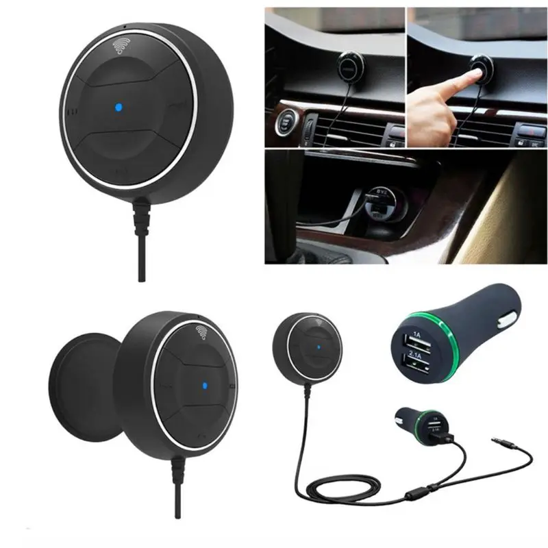 SIV Bluetooth 4 0 автомобильный комплект свободные руки с 3 5 мм Aux Jack новый дропшиппинг