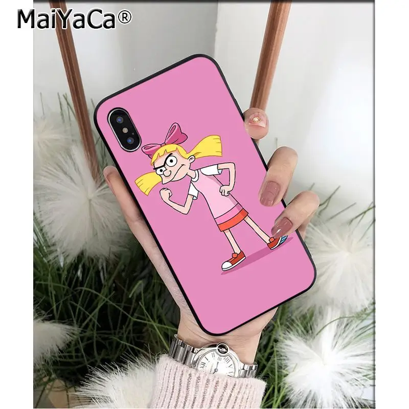Мягкий чехол MaiYaCa Hey Arnold из ТПУ высокого качества для Apple iPhone 8 7 6 6S Plus X XS MAX 5 5S SE XR 11