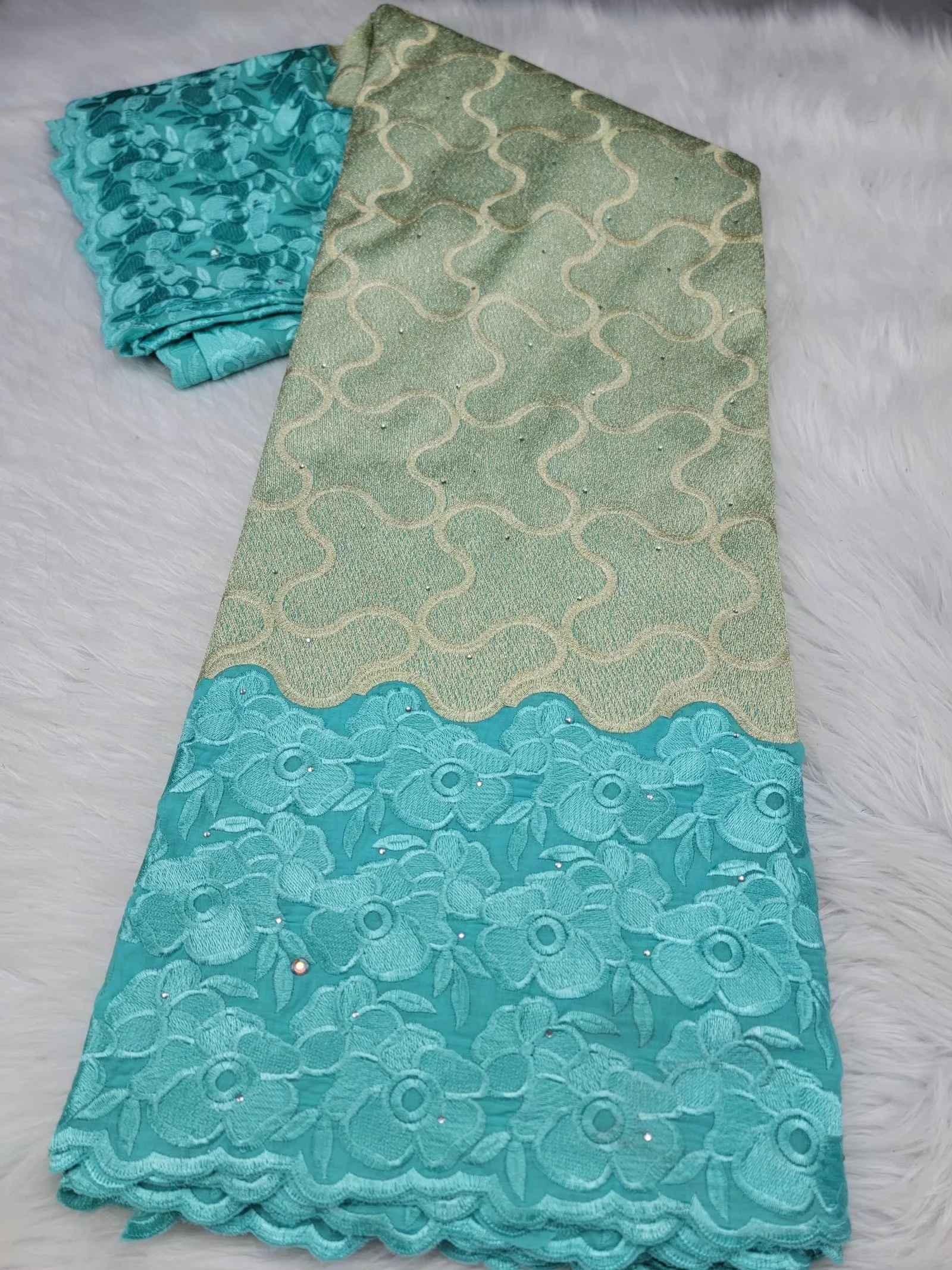 

Lace embroidery Applique For Party dress Private High Quality Fabric For Elegant women bobbin Ribbon by yards