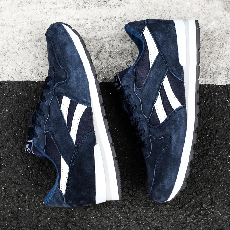 Кроссовки Valstone мужские из натуральной кожи дышащие сникерсы повседневная