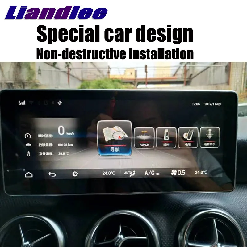 Liandlee автомобильный мультимедийный плеер NAVI для Mercedes Benz MB A Class W176 2012 ~ 2018 CarPlay