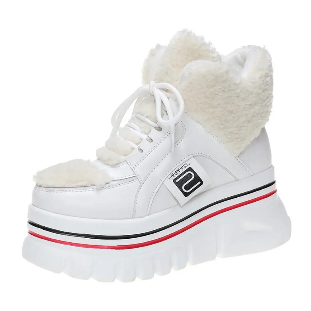 

2021 Winter New Fashion Snow Boots Women Super Warm Thick Bottom Plush Shoes Thick Warm Boots Outdoor Casual Platform Ankle Boot