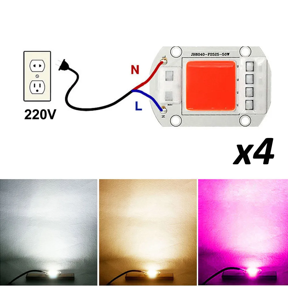 

Светодиодный COB Светодиодная лампа шарик 20 Вт 30 Вт 50 Вт AC 220V 240V IP65 умная ИС (интеграционная схема) нет необходимости в драйвере DIY светодиодны...