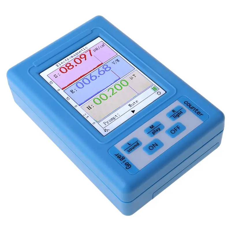 Professional Electromagnetic Radiation Detector Dosimeter Monitor Tester EMF Meter BR-9A | Инструменты