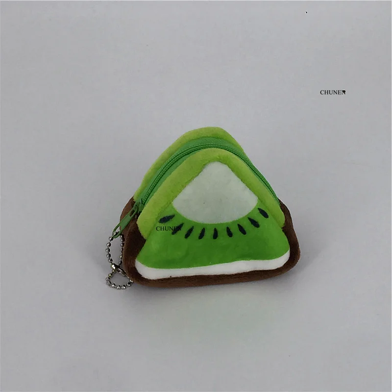 4 цвета лимон и т. Д. Фруктовый плюшевый игрушечный кошелек-около 9 см Плюшевые