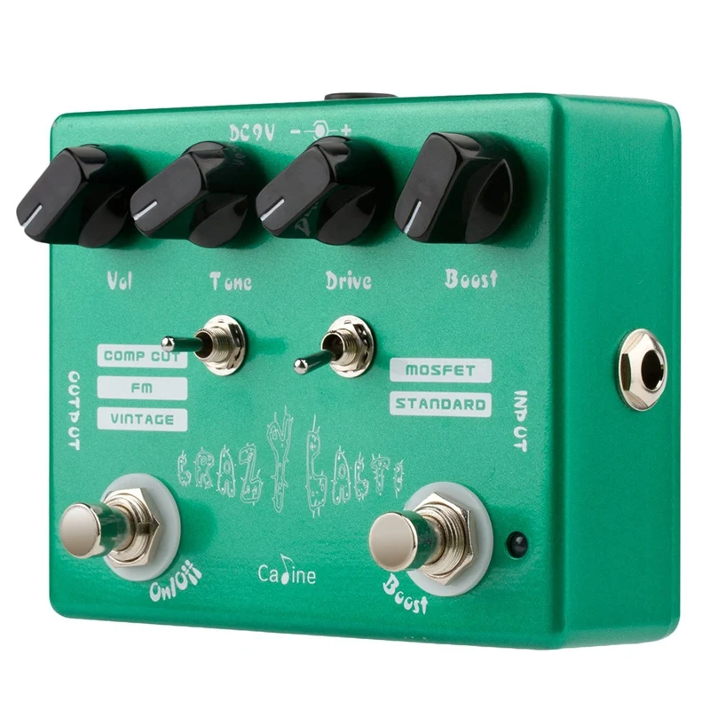 Caline CP-20 Crazy кактусы педаль для гитарного эффекта овердрайв настоящий обход