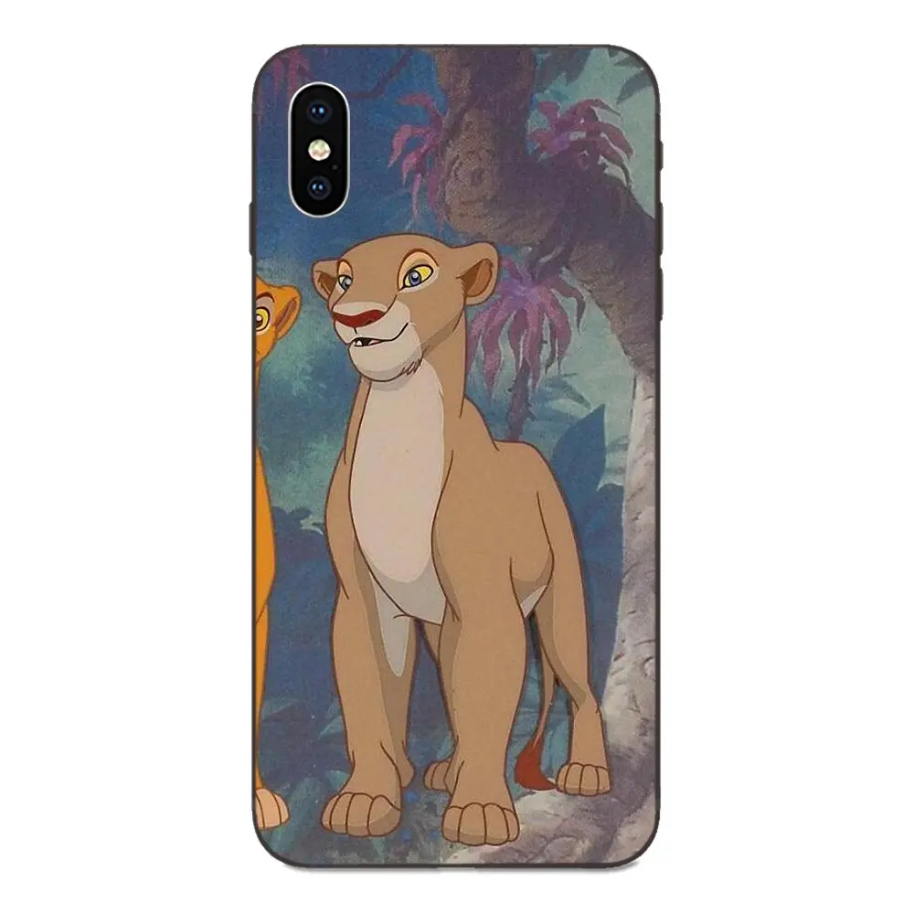 as picture Для Xiaomi Redmi Note 3 3S 4 4A 4X5 5A 6 6A 7 7A K20 Plus Pro S2 Y2 Y3 черный чехол для телефона чехол Чехол Simba и Нала" - Цвет: as picture