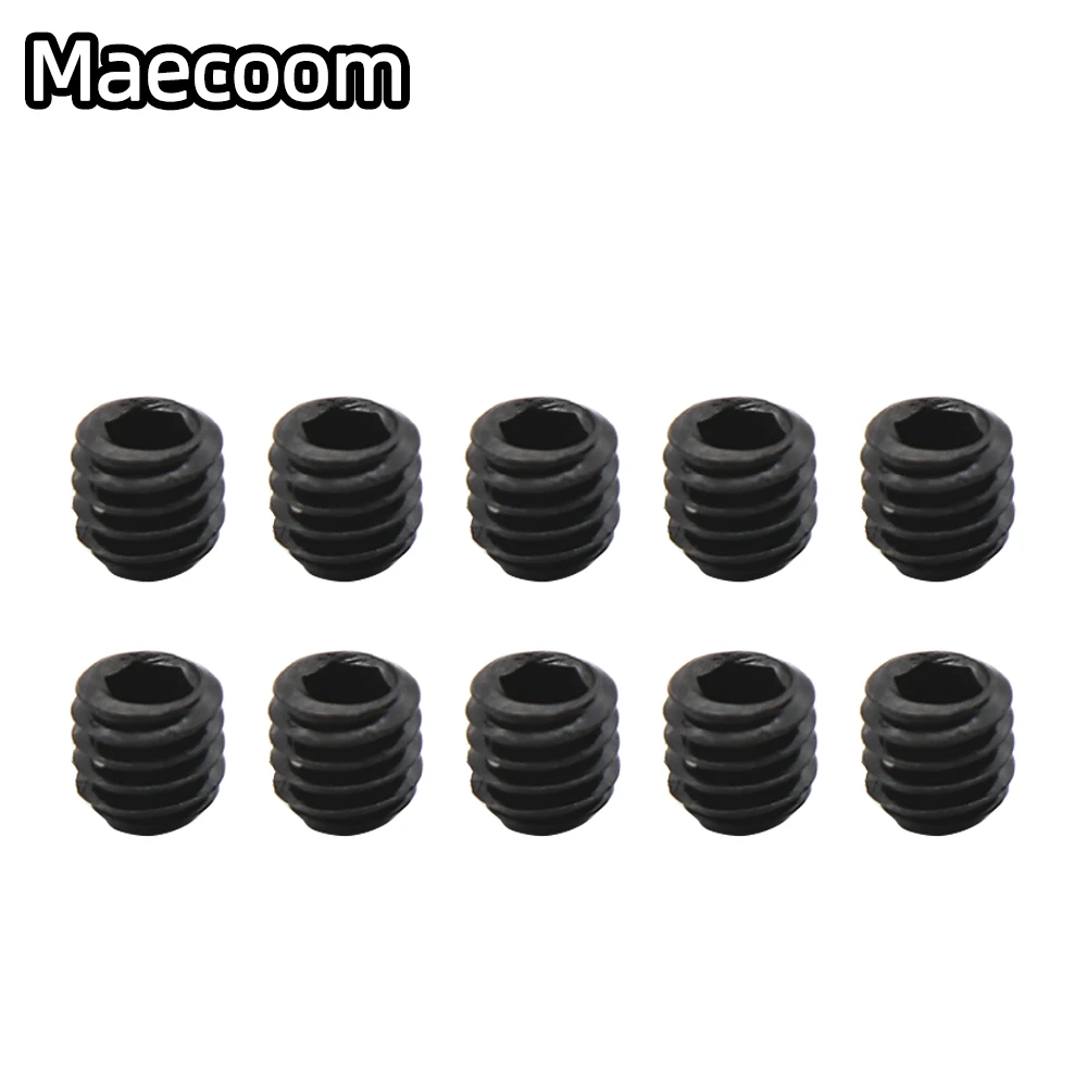 

50pc M3 M4 M5 DIN916 304 stainless Black grade 12.9 steel Hex Hexagon Socket Allen Cup Point Grub Screw Set Bolt