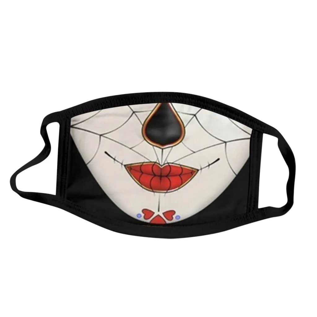 Модные маски для лица день мертвой череп Карнавальная маска с выражением