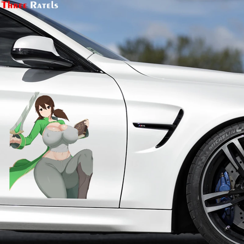 

Персонализированная пленка Three Ratels B741 см Robin с защитой от царапин, стикеры, крутые аниме, девичьи украшения, наклейки для стайлинга автомобил...