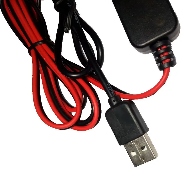 2x AA AAA Батарея Элиминатор USB 5V 3V понижающий кабель Напряжение конвертер линия для