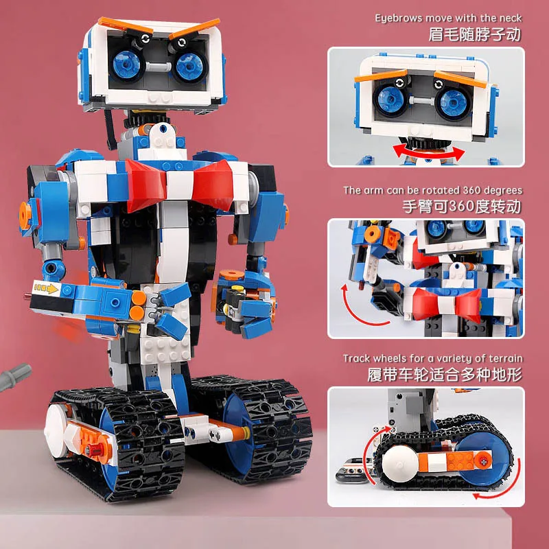 MOULD KING Idea Intelligent Programming Remote Control Robot Boost Kids Model Building Bricks Blocks Educational Toys | Игрушки и хобби