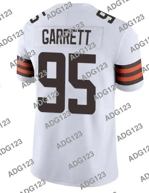

Stitch Cleveland Myles Garrett White Men Women Kid Youth Vapor Limited Jersey