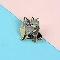 cerberus pins ancient greek mythology brooches badges metal button hard enamel pins gifts for friends jewelry wholesale