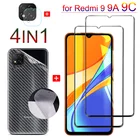 ксиоми редми 9C 9A закаленное стекло на Xiaomi Redmi 9C задняя пленка Redmi Note 9T Pro 9S 9Pro Glass redmi-9c-nfc стекло пленка