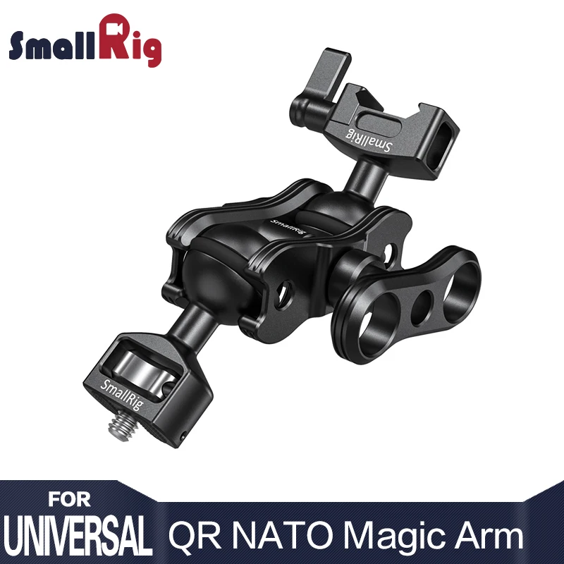 SmallRig Регулируемая фрикционная Артикуляционная магическая рукоятка с винтовой шаровой головкой и натовским зажимом шаровая Головка для поддержки монитора