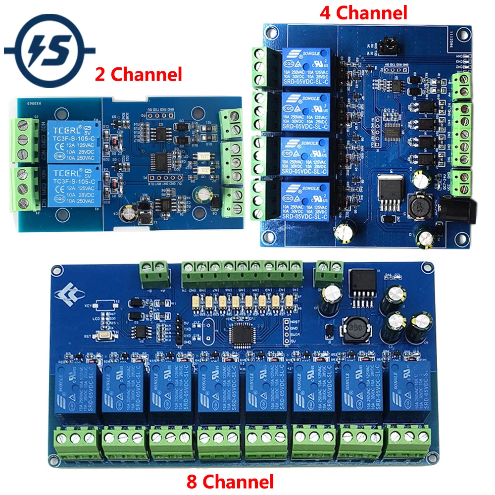 Контроллер RS485 TTL UART Modbus-RTU релейный модуль вход сигнала выход антиреверсивное