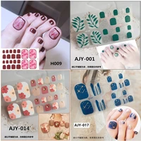 2021 nail sticker decals toenail art decorations nail polish self adhesive 3d flowers new design manicure styling accessories