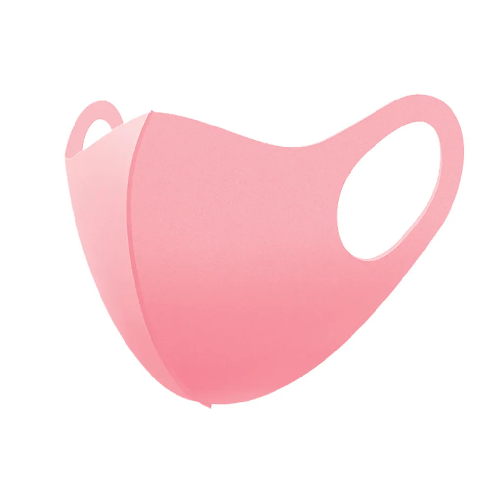 6psc летние многоразовая маска для лица белый моющиеся детей тканевых масок