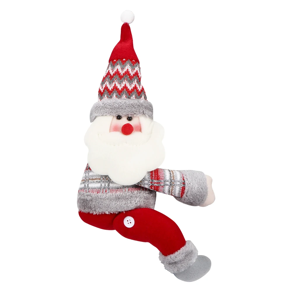 Рождественское украшение занавеска с пряжкой мультяшное для отеля ресторана