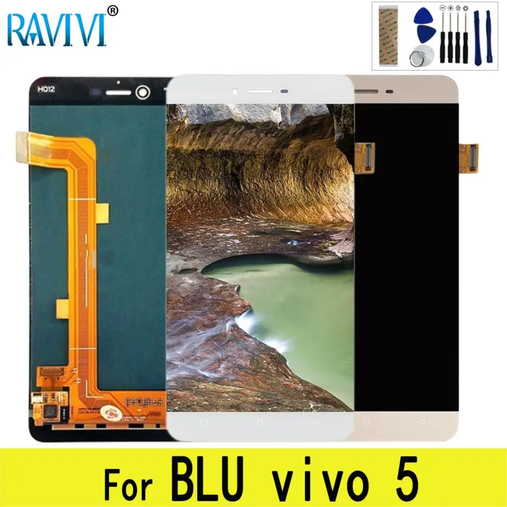 5," lcd для BLU Vivo 5 V0050UU lcd дисплей кодирующий преобразователь сенсорного экрана в сборе Замена для BLU Vivo5 V0050UU