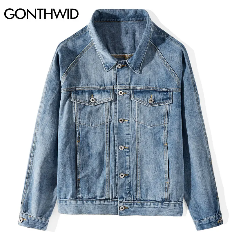 GONTHWID Граффити скелет и кости джинсовая куртка с принтом уличная мужская хип хоп