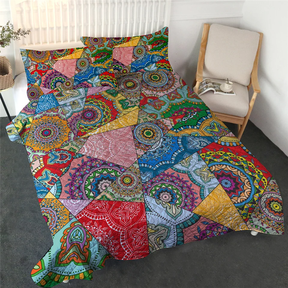 BlessLiving Eyelash Coverlet Set Cute Eyes Gold Black Bed Quilt Set 3-Piece Modern Bedspreads for Fashion Girls Summer Blanket