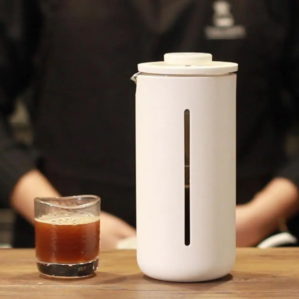 

Store French Press Coffee Small U 450ml Maker Utensils Mug White Black For Kitchen Home Trave Office