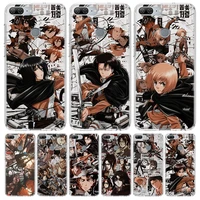 Attack Titan Hot Anime Cover Phone Case For Huawei Honor Lite Pro Smart 2019 10i