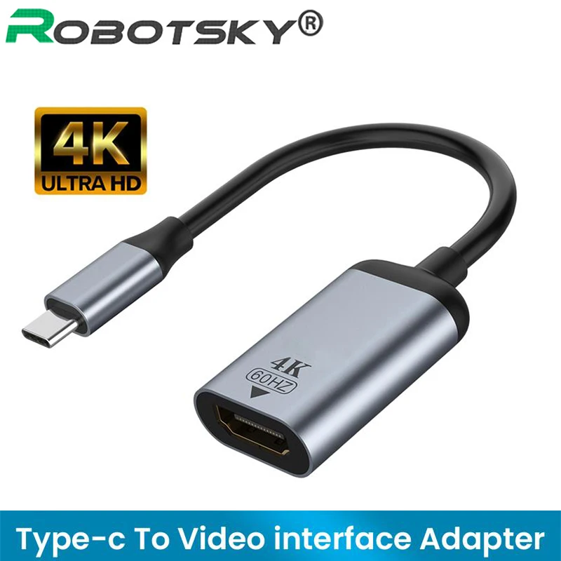 Кабель адаптер USB Type C в Mini DP VGA Gigabit RJ45 4K 60 Гц 3 1 HDMI совместимый преобразователь
