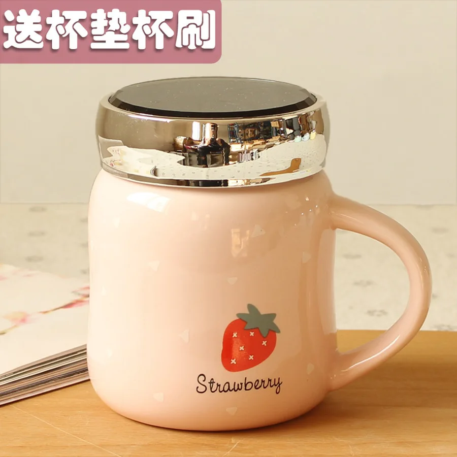 Индивидуальная чашка для напитков керамическая с крышкой рождественские кружки